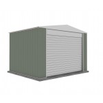 Absco 3030BRK 3.00m x 3.00m x 2.30m Gable Bush Ranger Garden Shed Large Garden Sheds Colorbond Double Door